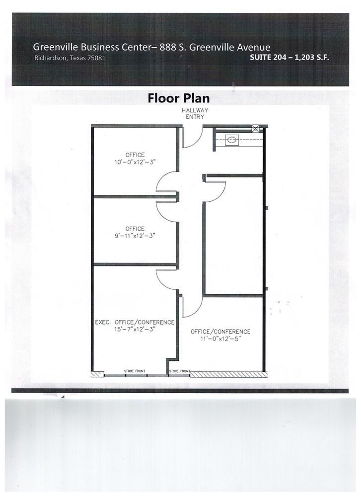 Greenville Business Center: 888 S Greenville Ave, Richardson, TX 75081